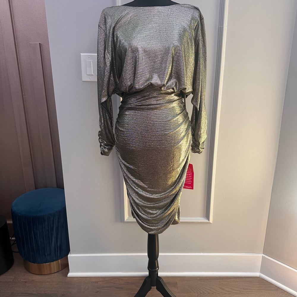 Elegant Metallic Dress